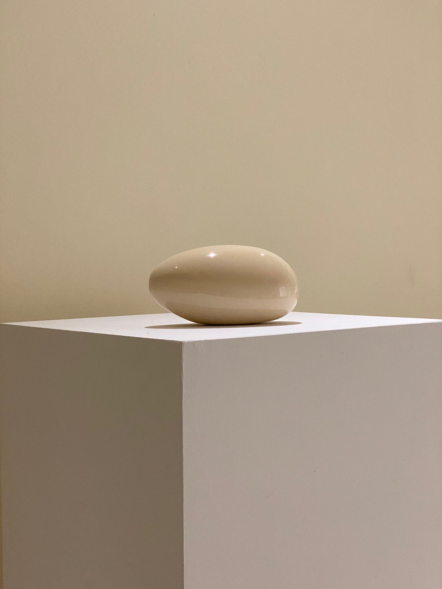 Sculptural vase Natural